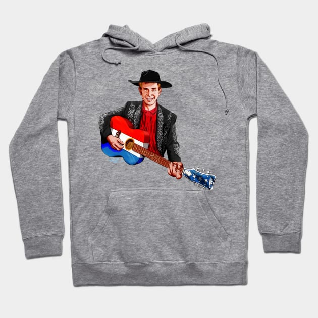 Buck Owens - An illustration by Paul Cemmick Hoodie by PLAYDIGITAL2020